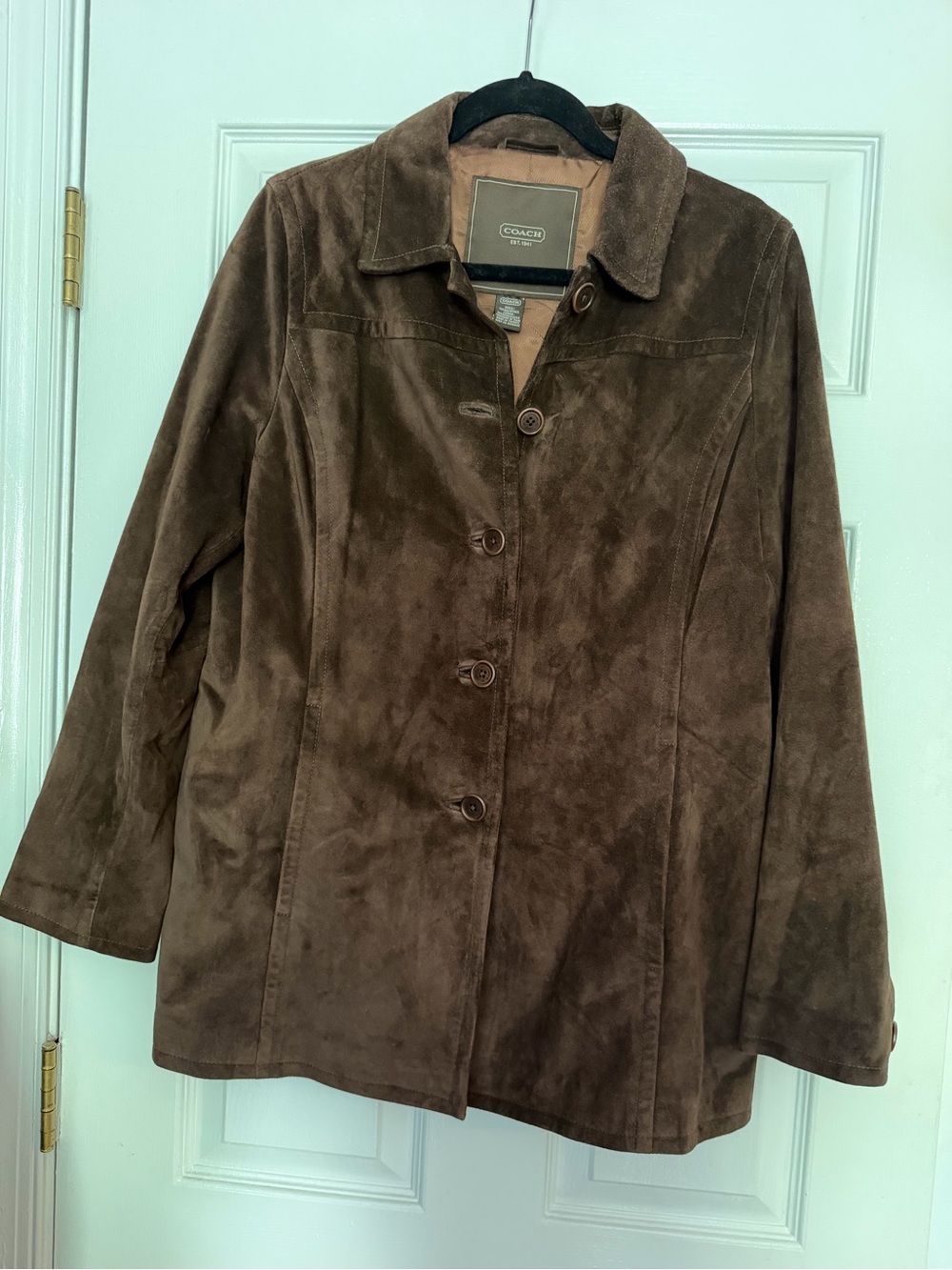 Coach Brown Suede Jacket